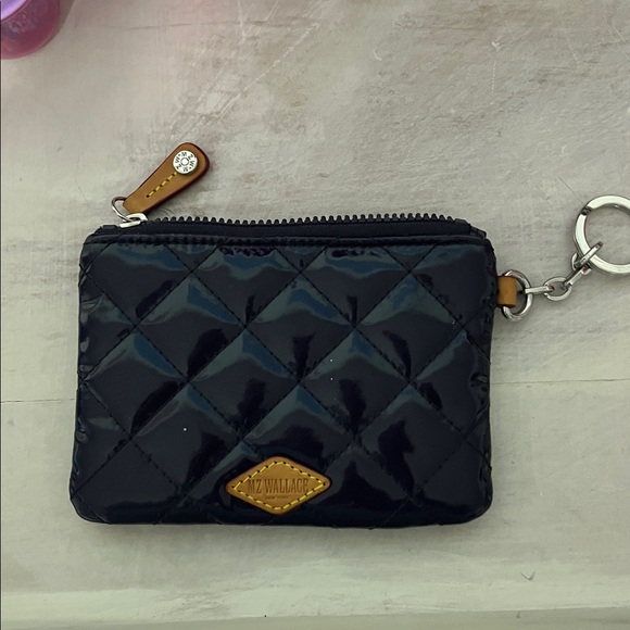 MZ Wallace Navy Lacquer Metro Key Pouch - Picture 2 of 5